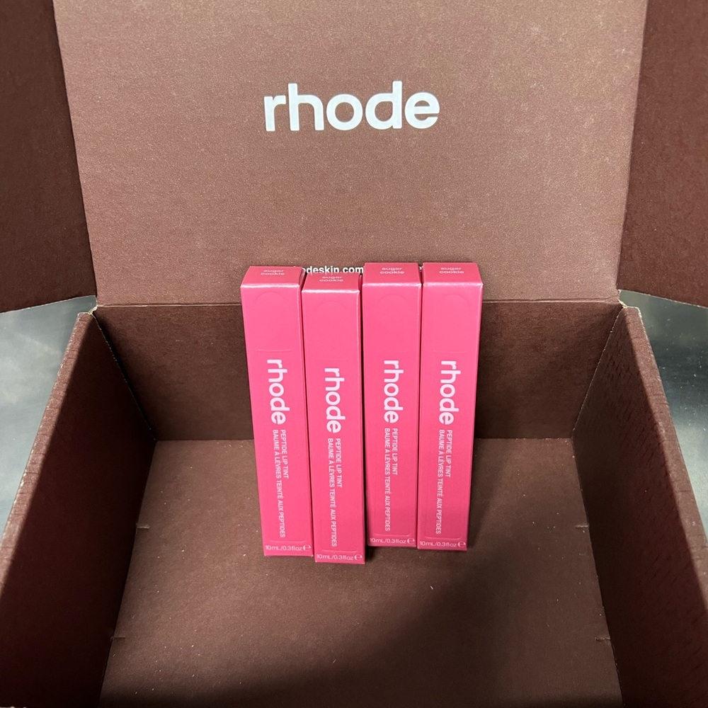 3 Pack Rhode Sugar Cookie Lip Peptide Lip Tint -  Lipbalm Set - SAME DAY SHIP